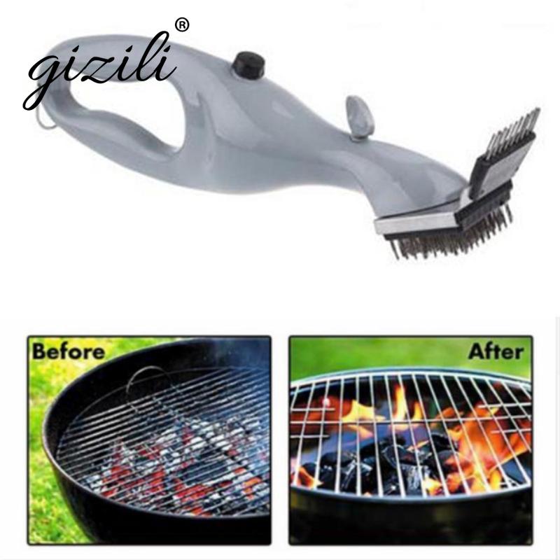 Outdoor BBQ Clean Tool Stainless Steel Barbecue Grill Cleaning Brush Wire Cleaner Accessories With Long Safe Handle Grill Brush