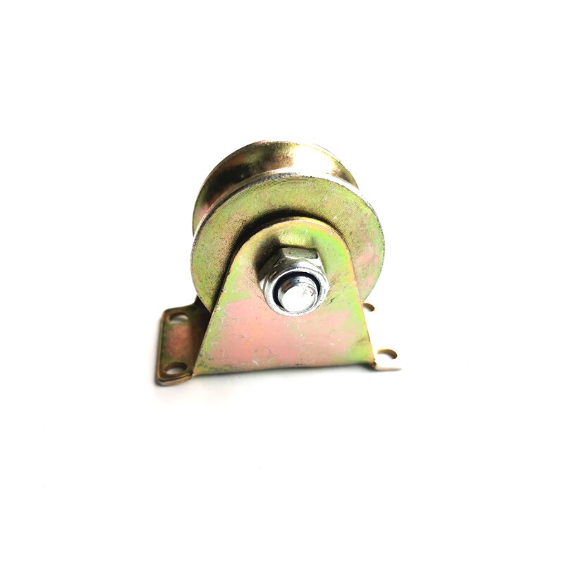 3Inch Schuifpoort Wielen, U Groeflager Rollers Met Beugel Karren Tot 500KGS