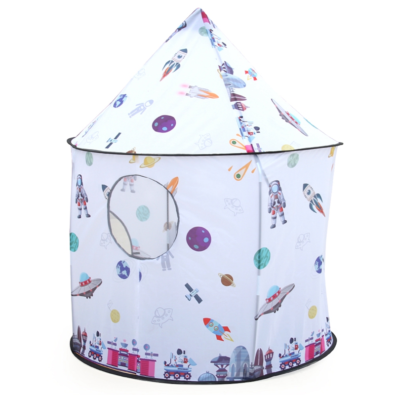 Kids Ruimte Play Tent, opvouwbare Baby Speelhuis Tent Bell Tent Opslag Carry Bag Voor Kinderen Indoor En Outdoor Play Tent