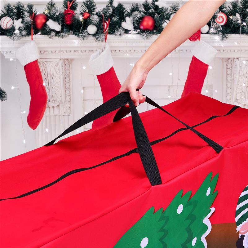 Christmas Tree Storage Bag Fits Up To 9 FT Disassembled Tree Xmas Party Supplies 50 X 130 X 45cm Container