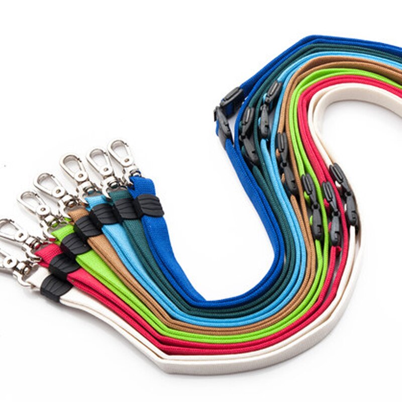 7 kleuren mooie en duurzame fluit accessoires lanyard 10mm*485mm