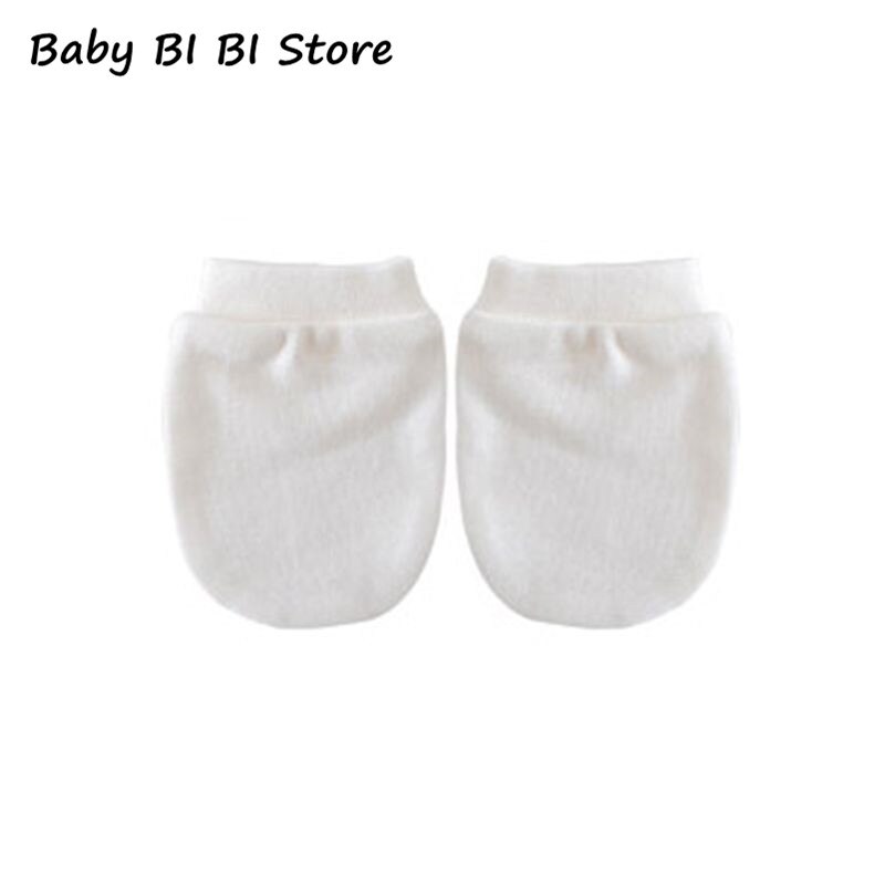 1 Pair Cotton Blended Baby Gloves Scratch Face Protection Glove Soft Newborn Infants Shower Girls Boys: 26