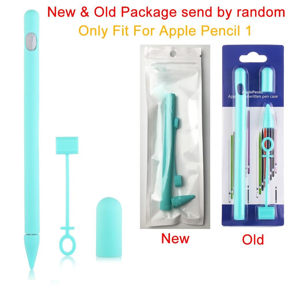 Colorful Soft Silicone Case Compatible For Apple Pencil Case Compatible For iPad Tablet Touch Pen Stylus Protective Sleeve Cover