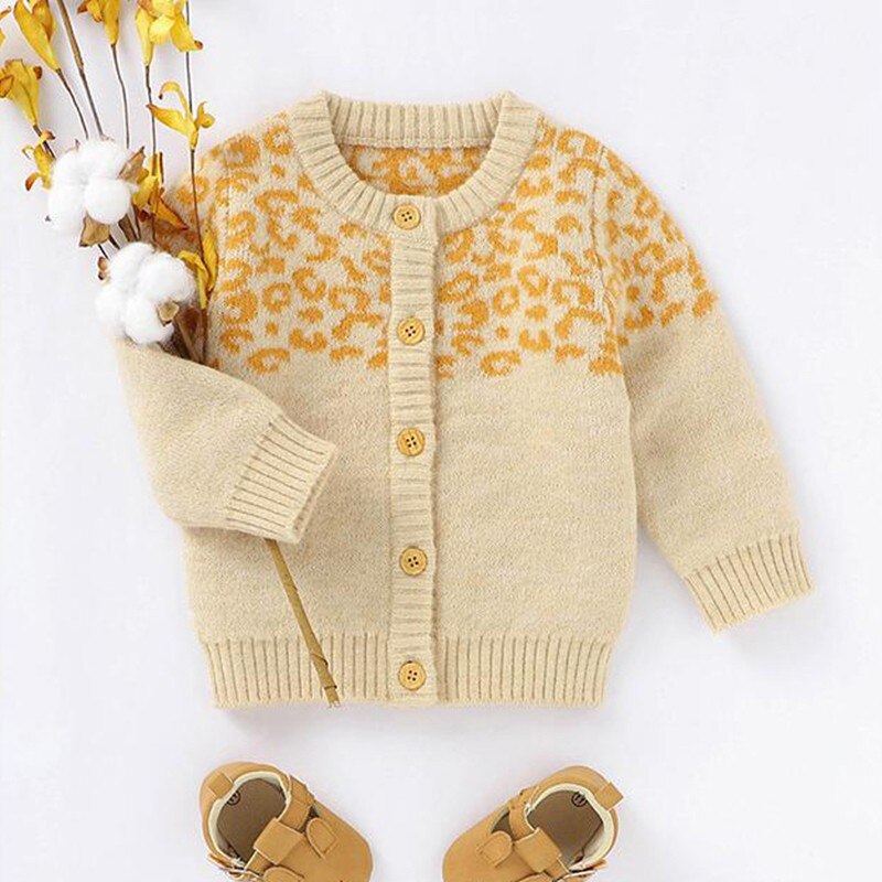 0-24M Baby Mädchen Langarm zur Seite fahren betroffen Strickjacke Herbst Winter Kleinkind Strickwaren Baby Mädchen zur Seite fahren Strick Mantel