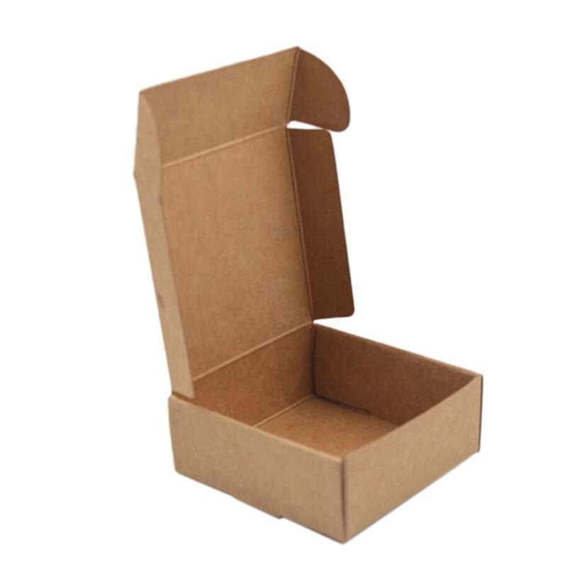 100 x /Lot Small Kraft Paper Box Cardboard Handmade Soap Box Craft Paper Box Packaging Jewelry Box: Brown