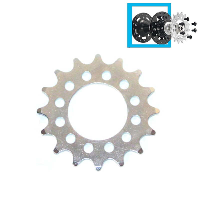 16T Fixed Gear For Bicycle Disc Brake Mount Bolts-fixed Chain Wheel 6 Screw Disc Hub Convert To Fix Gear Single Speed Fixed Cog