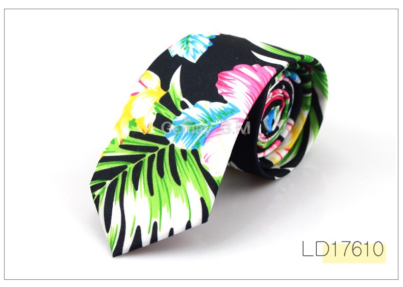 Floral Tie for Men Narrow Casual Mens Ties for Wedding Party Flower Skinny Neckties for Women Printed Male Neck Ties
