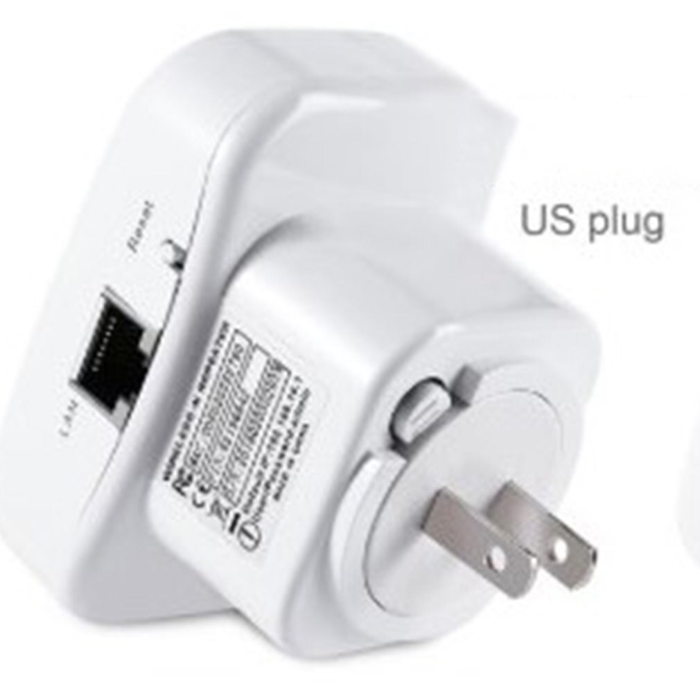 White Wireless Router Wifi Repeater Signal Amplifier Through Wall Repeater Home Routing Relay Mode And Ap Mode