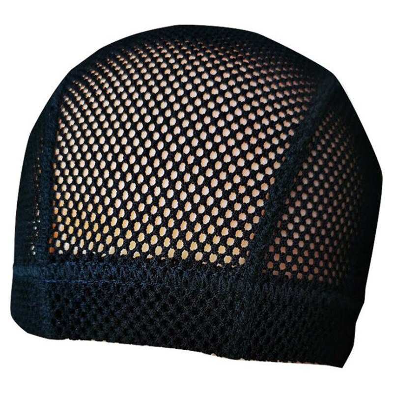 Bonnet de perruque en maille à grand trou, 5 pièces, filet pour cheveux, bonnet en dôme noir pour faire des perruques avec bande élastique