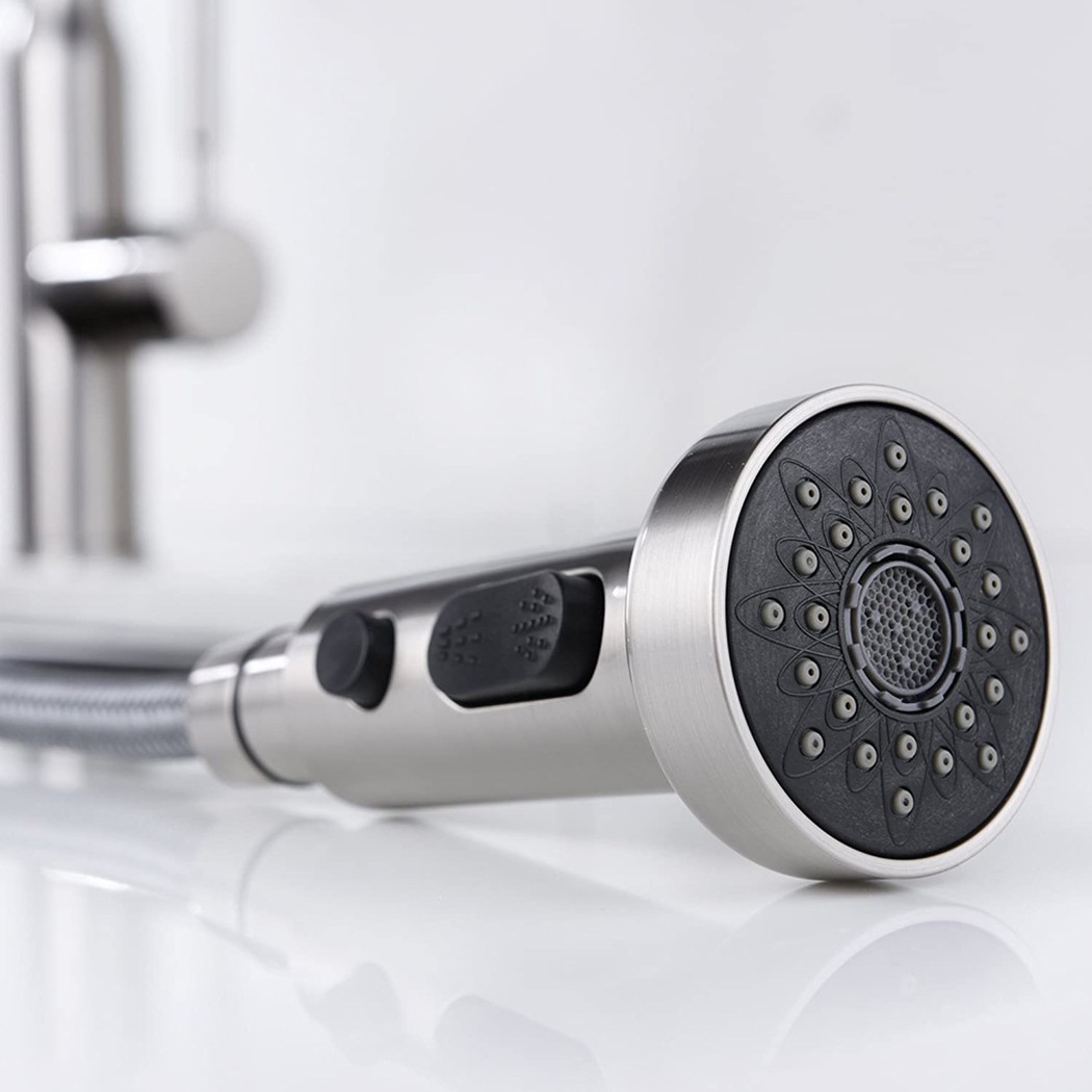 Spray Head Pull Out Kitchen Mixer Tap Head Replacement 1/2-inch 3 Settings Rain Bubbling Shower Head Kitchen Sink Mixer Tap