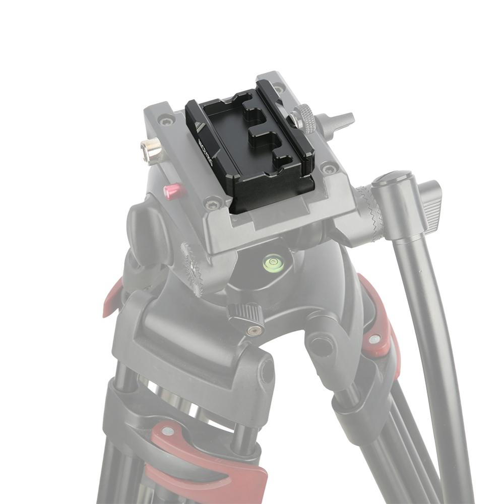 Niceyrig Quick Release -in Base Plate Arca Dovetail Clamp to Manfrotto Dovetail