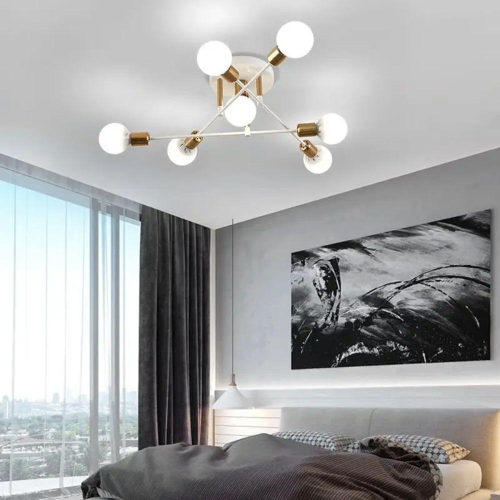 Moderne taklampe til stue, soverom, spisestue, korridor, hjemmedekorasjon, pendellampe, nattbelysning