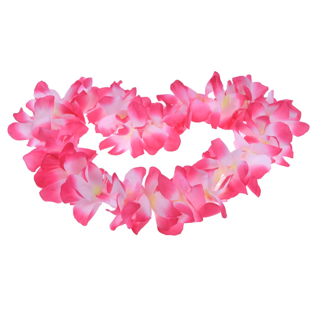 108 cm Flower garland Hawaiian Hula Cloth Garland necklace Party Beach Decor Home decor + Plastic