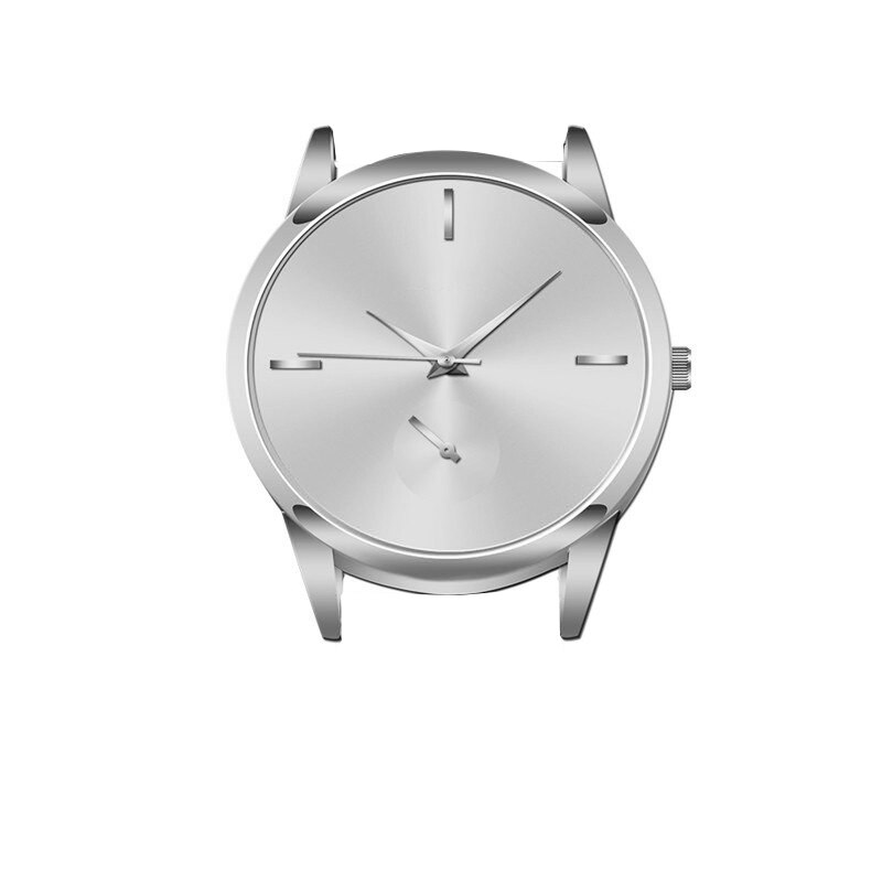 échelle montre tête montre-bracelet accessoires unisexe rose or argent montres: Silver