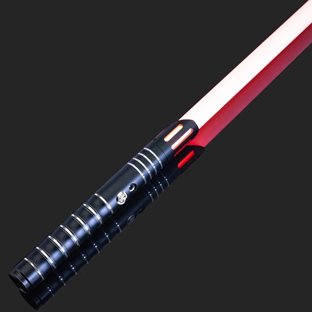 Metal Handle Lightsaber - RGB 16-Color - FX Dueling - Rechargeable Lithium Battery: GRAY
