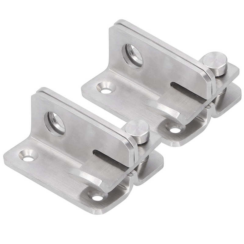 2 Sets Manual Door Bolt Left Open Door Bolt Stainless Steel Punch-Free Bolt Lock Wardrobe Bathroom Door Accessories door lock