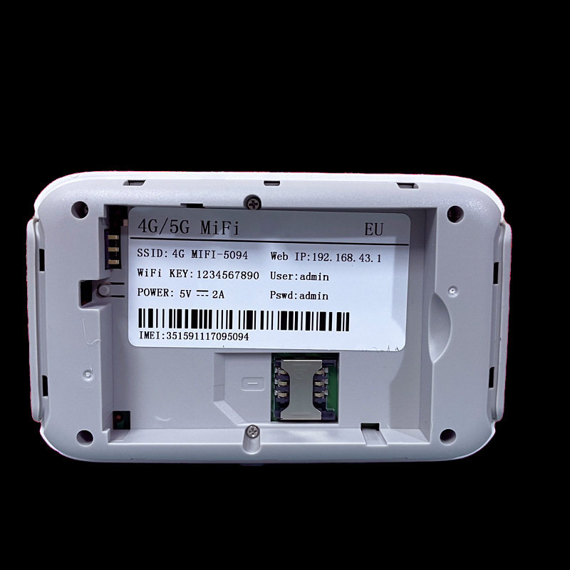 4G LTE USB WiFi Modem 300Mbps Unlocked 5G WiFi Micro SIM Card Slot Built in 3200MAh Wireless Portable WiFi Router