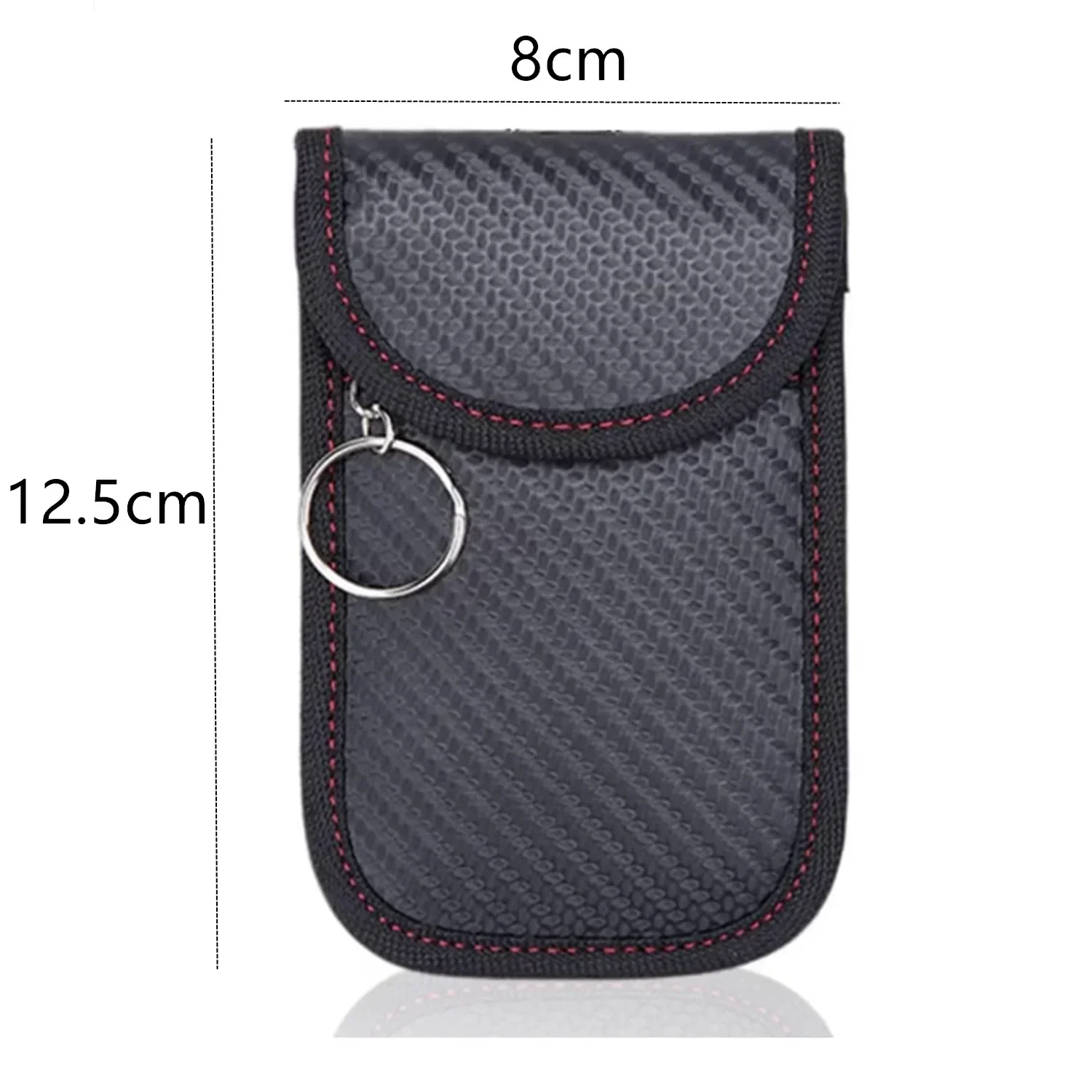 Karte Auto Schlüssel Fall FOB Signal Blocker Tasche RFID Abschirmung Schlüssel Kreditkarte Taschen Organizer für Privatsphäre Schutz: Default Title