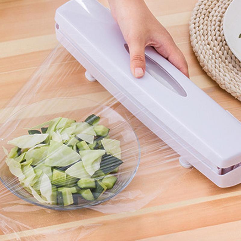 Preservative Film Cutter Plastic Food Wrap Dispensers Seal Aluminum Foil Wax Paper Cutter Kitchen Cutting Tools Accessories