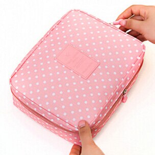 FLYING BIRDS Cosmetic case Makeup bag wash bag Women portable Bag toiletry Storage waterproof Travel Bags LS8973 LM4092fb: pink bodian