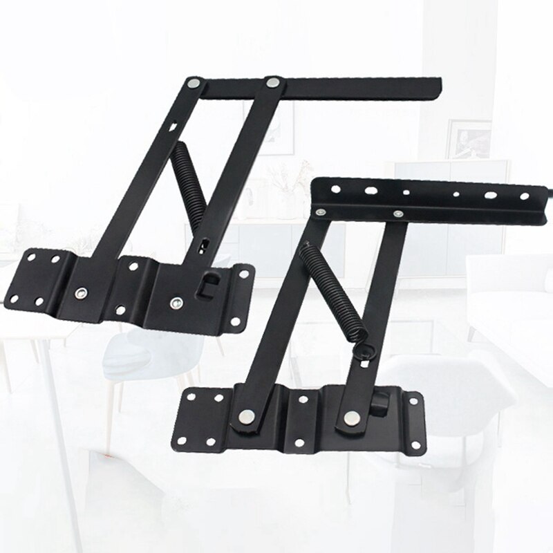 1 Pair of Springs, Coffee Table, Desk, Lifting and Folding Bracket, Furniture, Coffee Table, Hydraulic Buffer Lifter