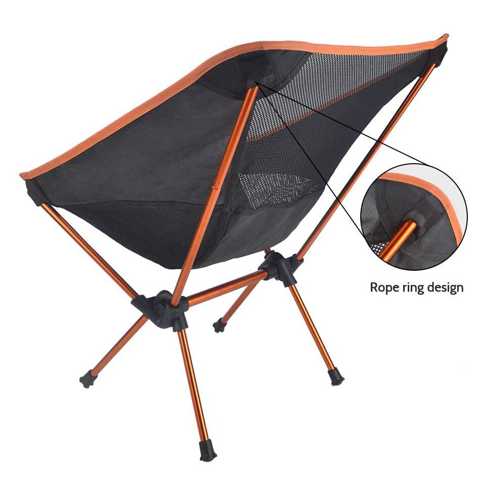 Portable Camping Beach Chair Lightweight Folding Fishing Outdoor camping Chair Ultra Light Orange Red Dark Blue Beach Chairs