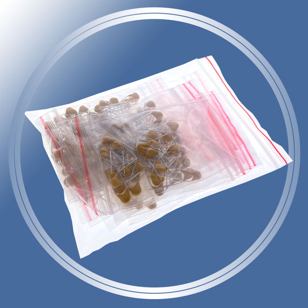 20PF-1UF(105) 50V 18ValuesX10 Uds = 180 Uds monolítico condensadores monolítico de cerámica juego de selección de condensador 22PF 30PF 100PF 220P