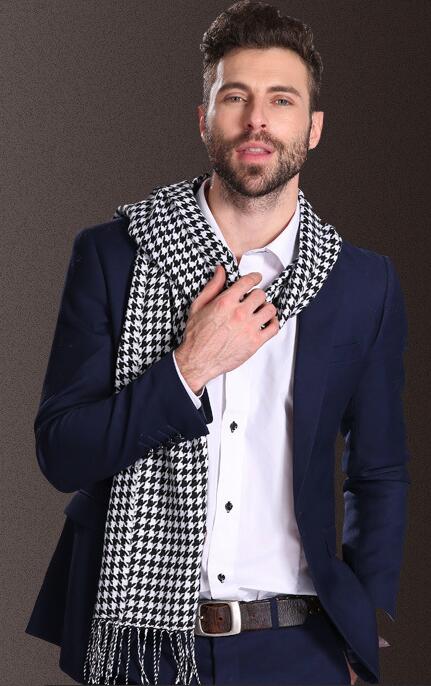Europa Mode Sjaal Sjaals Mannen Winter Warm Tartan Sjaal Business Sjaal Plaid Katoen Wraps Bufanda Foulard Szaliki Ik Chusty: 26