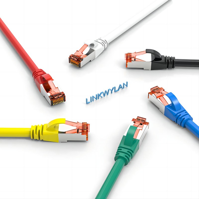 RJ45 Netwerk Cat 6 SFTP Ethernet-kabels C6 Patchkabel Lan Snagless Afgeschermd 6 kleuren