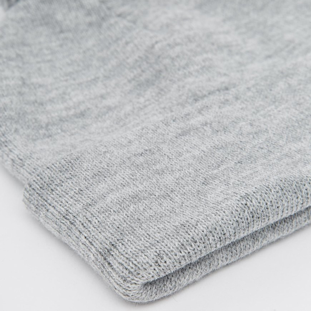 Vrouwen Man Casual Breien Warm Hoeden Winter Skull Caps Met Haar Bal 2 Kleuren