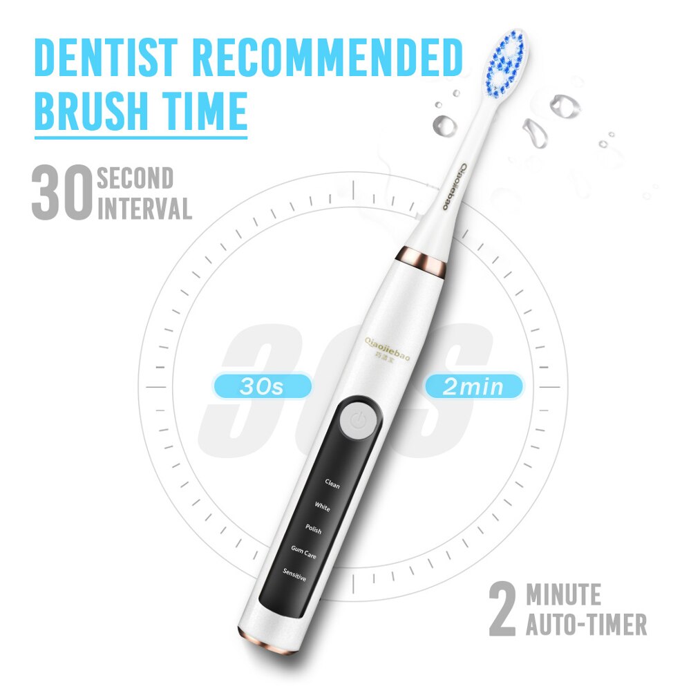 Brosse à dents électrique sonique de lévitation magnétique de charge Inductive adulte brosse à dents électrique imperméable automatique