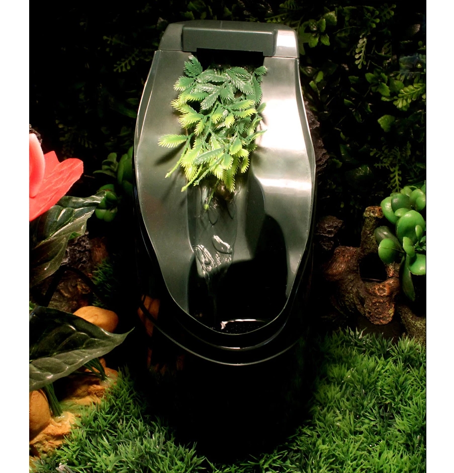 Fontaine à eau pour Reptiles, filtre automatique pour boire, pour lézard, caméléon, serpent, Reptile, amphibie, Brunnen, Terrarium