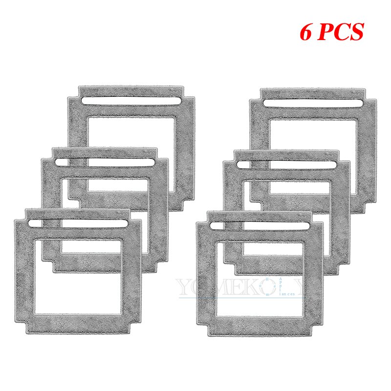 Voor Hutt DDC5 DDC55 DDC51 W66 Window Cleaner Robot Mop Vervangingen Mop Pad Accessoires Onderdelen Robot Huishoudapparatuur: W66 6PCS