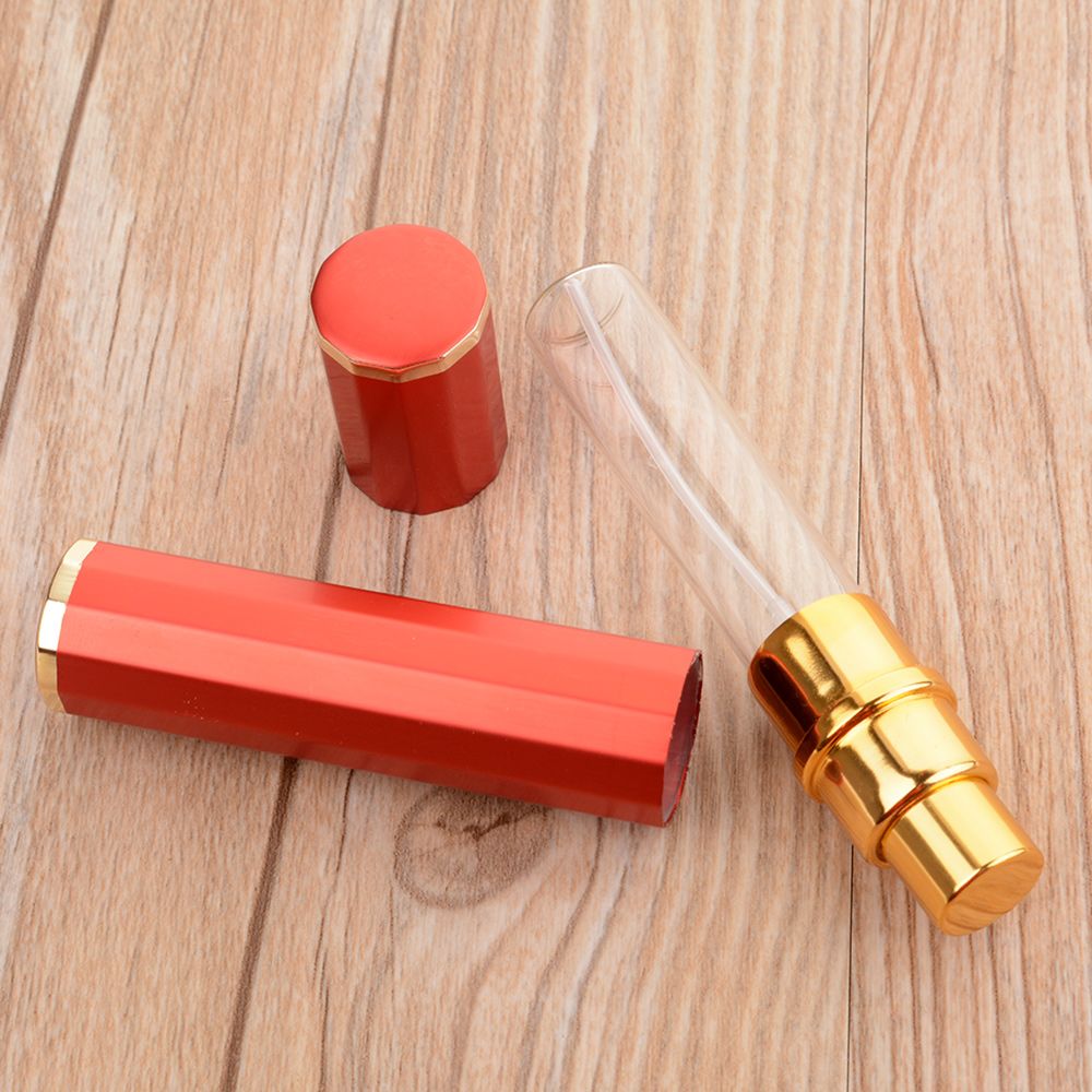 Neue 8 ml Polygon Aluminium Nachfüllbar Parfüm sprühen Leere Kosmetische Behälter für Frau Mädchen Verpackung Veranstalter Reisen Zubehör