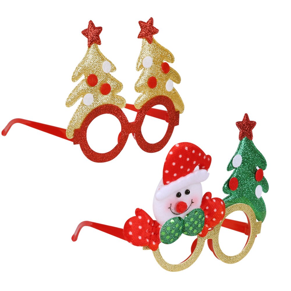 Stijl Kerst Ornamenten Volwassen Kinderen Speelgoed Kerst Gewei Kerstman Glazen Kerst Decoratieve Glazen