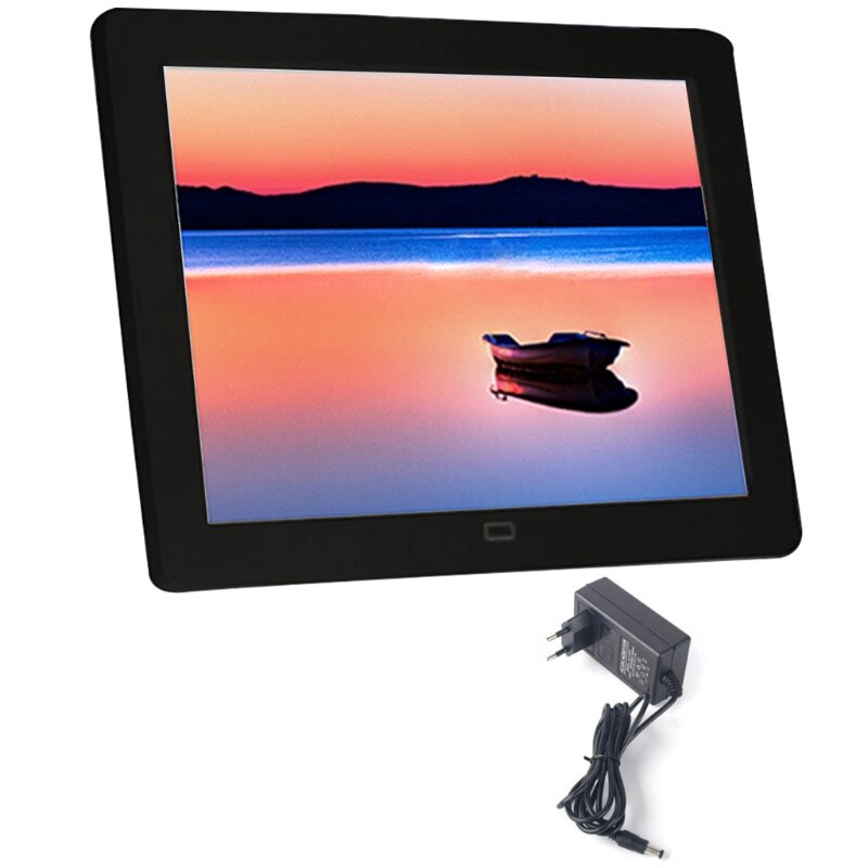 Digital Photo Frame 8 Inch Digital Picture Frame 1024x768(4:3) TN Screen with Remote Controler K3NB: BK-EU