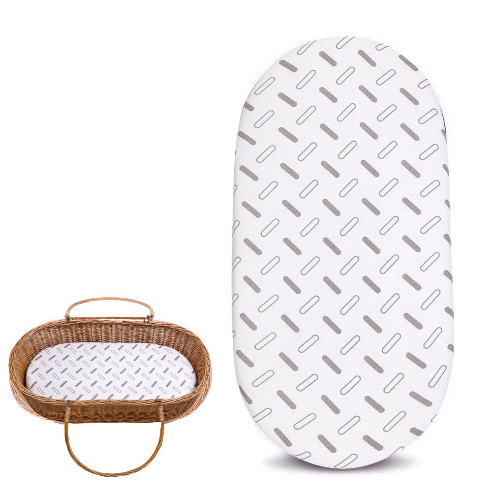 Bassinet Sheet Organic Cotton Rainbow Pad Covers Universal Fit For Bassinet Mattress Pad Hourglass For Boys &amp; Girls Pad Covers