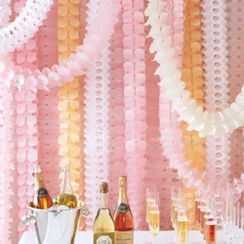 Decoración de pared de fondo de en colores Pastel, papel de color azul/rosa para Baby Shower, arcoíris