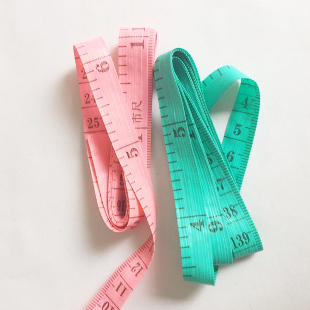 3pcs 1.5M Sewing Ruler Meter Sewing Measuring Tape Body Measuring Ruler Sewing Tailor Tape Measure Soft Random Color