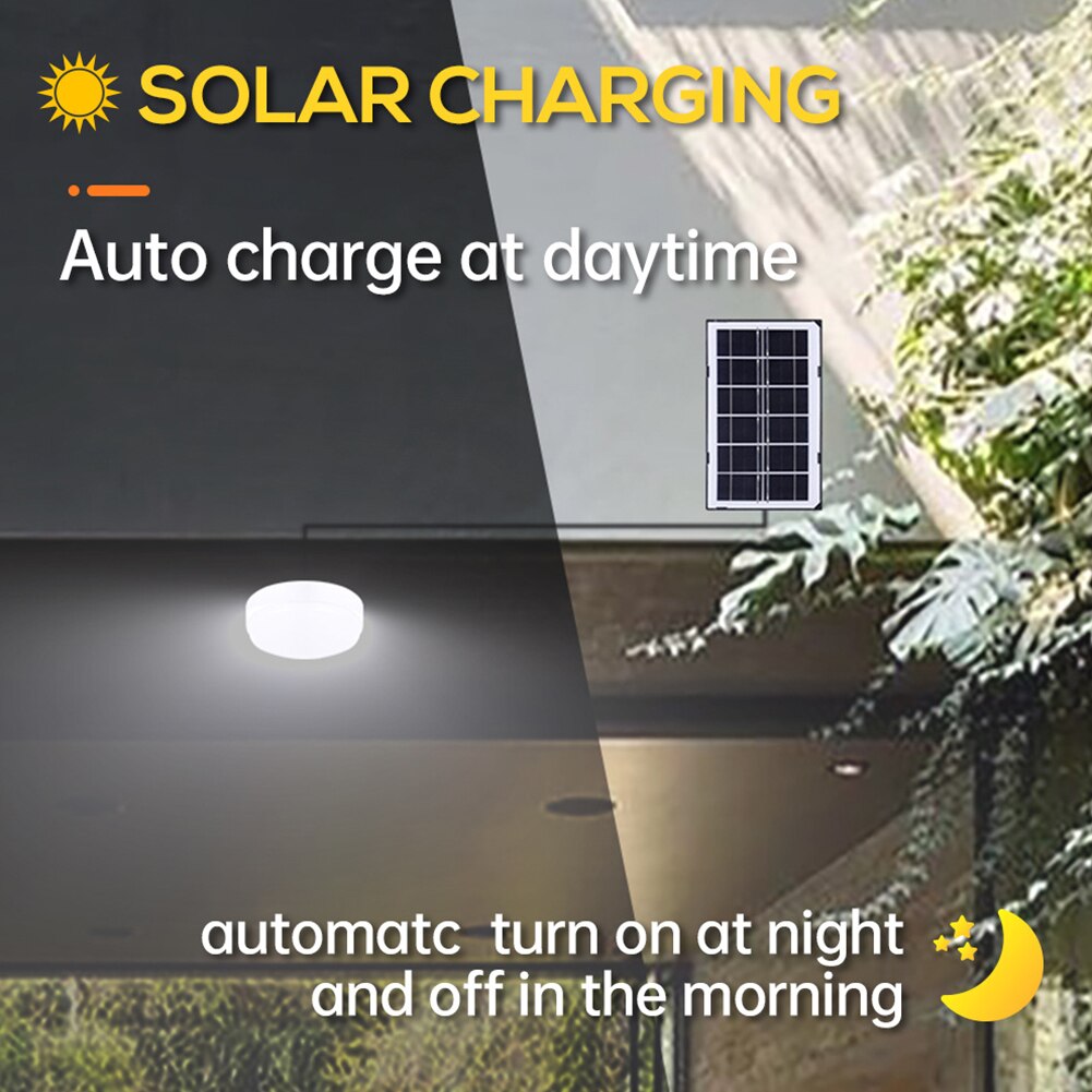 Indoor Lighting Remote Control 18w Modern Home Entrance Hallway Lamp Solar Powered Ceiling Light Dimmable Adjustable Decoration