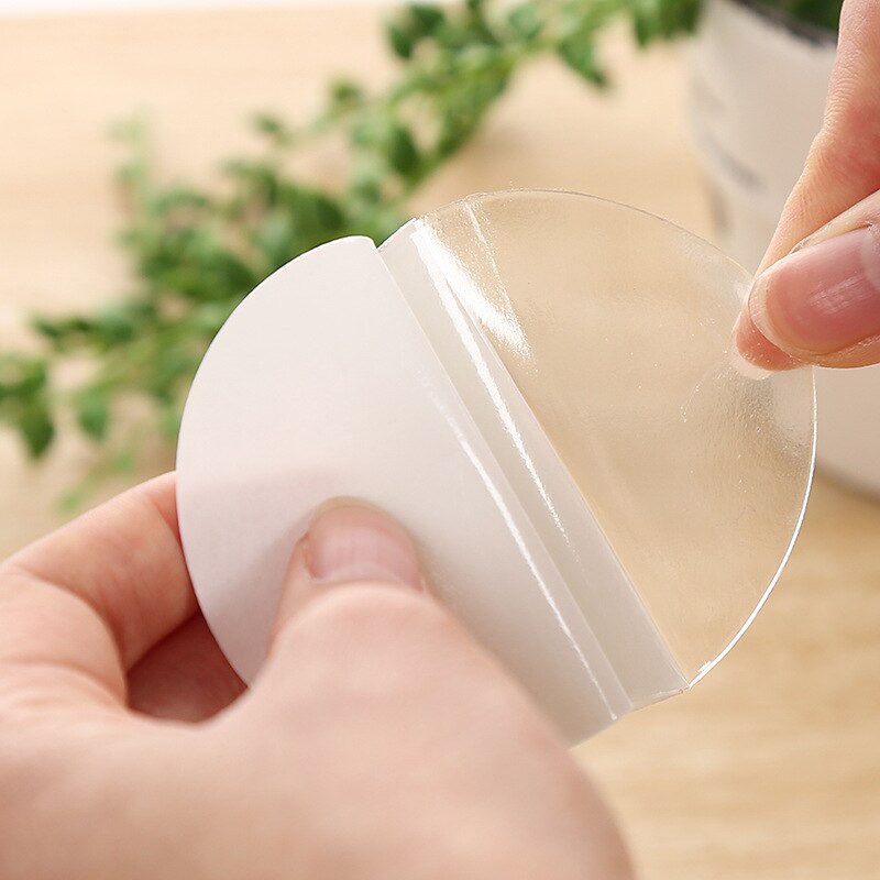 Sucker hook auxiliary tiling wall traceless double-sided paste patch transparent magic paste