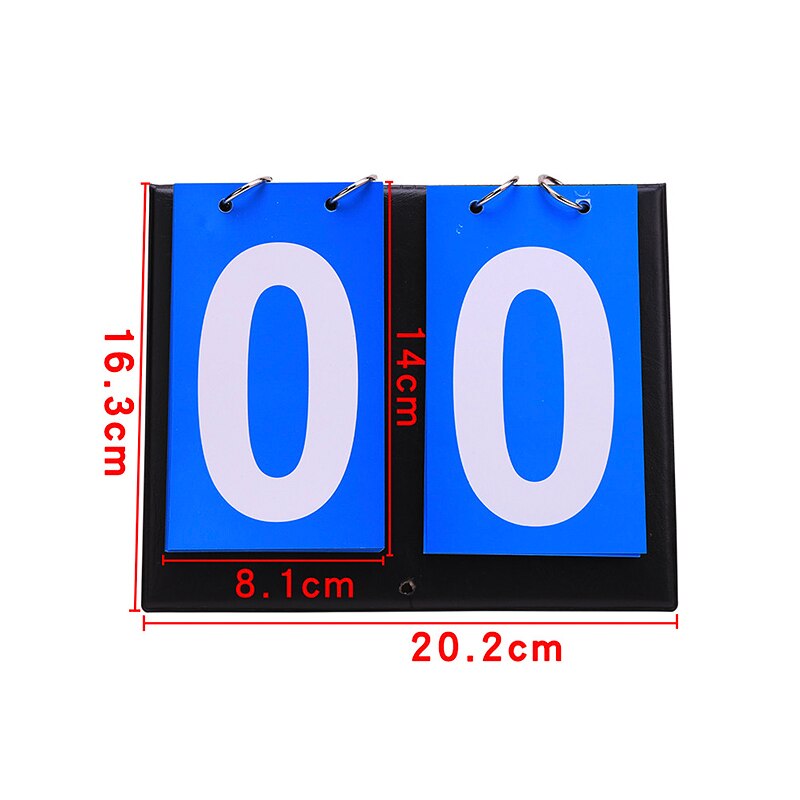2-Digit Scoreboard Table Top Flip Score Count Board for Basketball,Volleyball