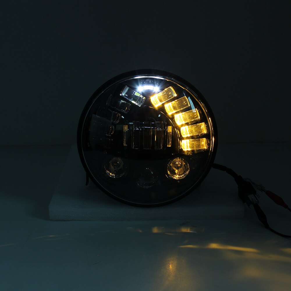 7 inch ronde superwitte led-koplamp voor davidson softail touring electra road king street glide