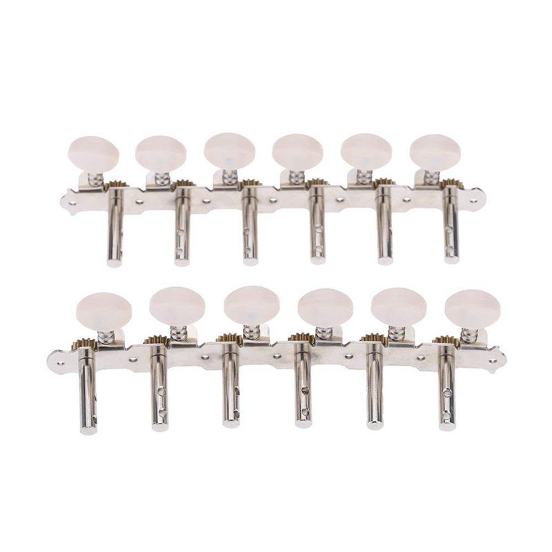 6R6L 12 Snarige Akoestische Gitaar Tuning Key Peg Tuner Machine Head String Tuner Knop