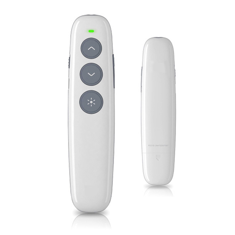 RF 2.4GHz USB Recharging Power Wireless Presenter PPT Remote Control For Meeting,Training and Teaching: Default Title