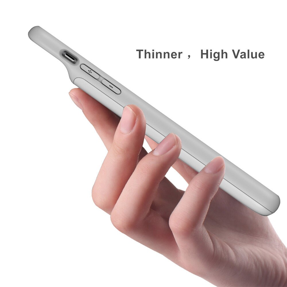 6000 mah til iphone 11 11 pro 11 pro max batterioplader cover smartphone cover power bank til iphone 11 pro max oplader cover