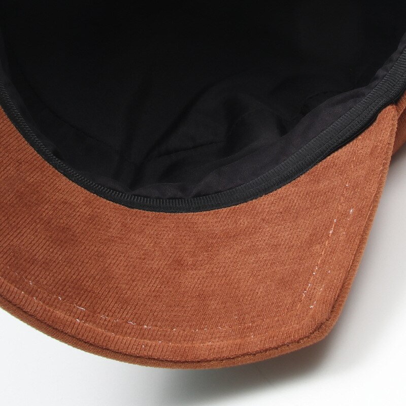 Ldslyjr algodão sólido boina casual pintor chapéu pico octogonal chapéus para mulher e menina 19