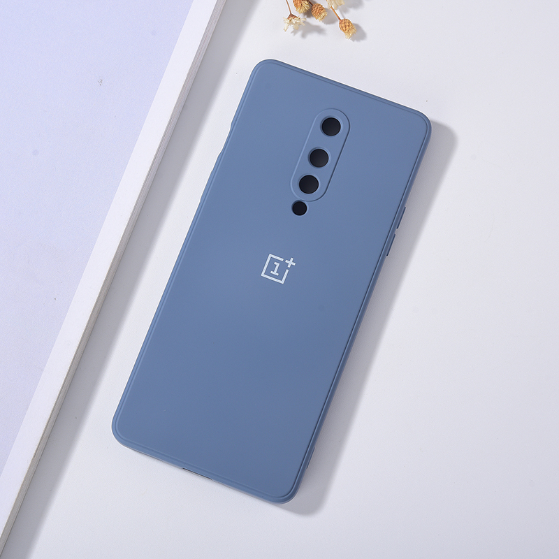 1 + 8T TPU Case Luxe Vierkante Zachte Siliconen Case Voor Oneplus 8 Pro 5G Mobiele Telefoon Volledige Beschermende Achterkant Voor Een Plus 8 8Pro: ABS / GRIJS