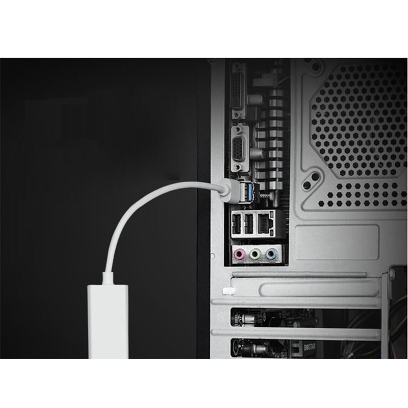 Cavo Ethernet da USB a RJ45 Splitter Estendi Adattatore Micro USB 2.0 Scheda di rete 100Mbps per Tablet Laptop PC Computer Android