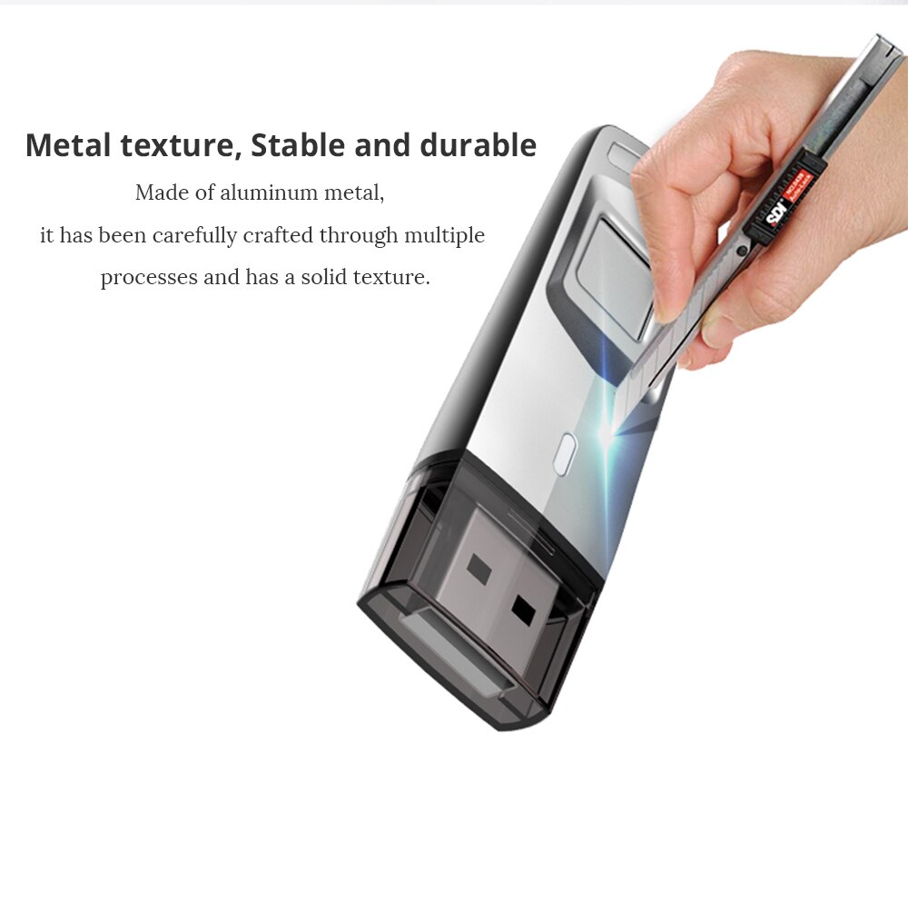 64GB 32GB Fingerprint Lock U Disk USB Flash Drive Pen-Drive Encrypted U Disk USB 3.0 Stick Confidentiality For Laptop Desktop